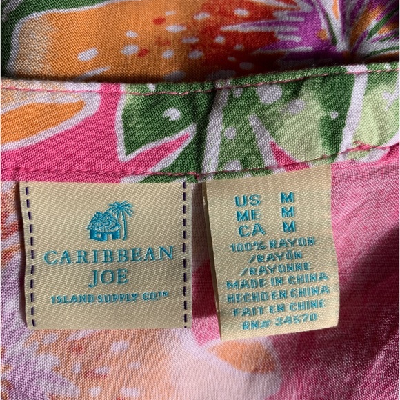 NWOT Women’s Sleeveless Top By Caribbean Joe Sz M - Picture 3 of 3